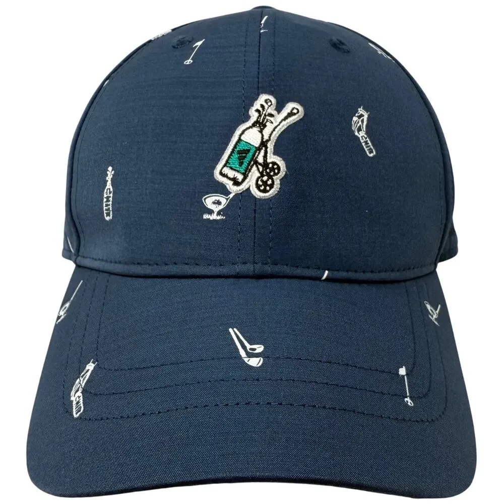 Adidas Golf Hat Navy Blue Adjustable Golf Cart Embroidery